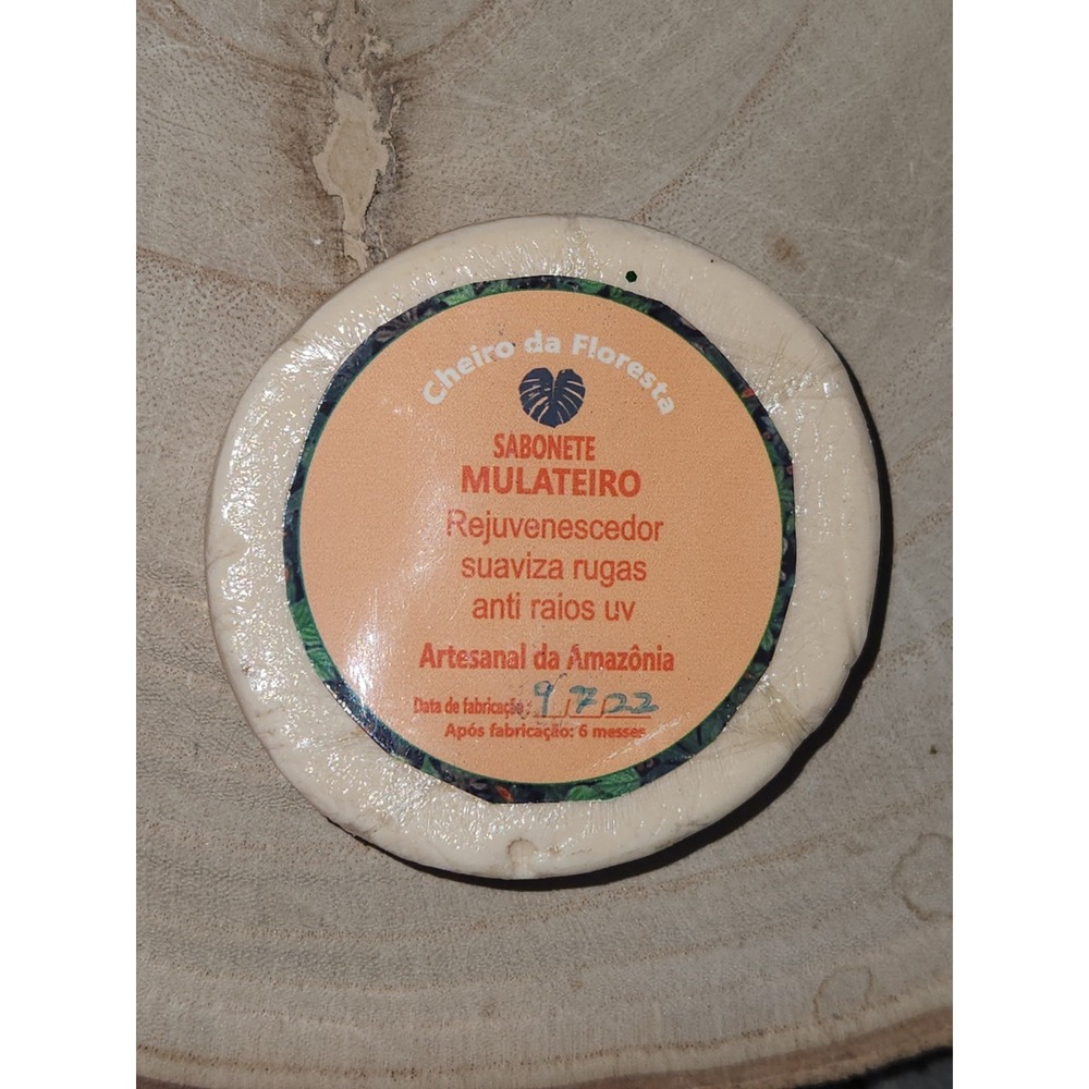 Cheiro da Floresta Mulateiro Soap~MADE IN THE AMAZON~REJUVENATE-SMOOTH WRINKLES+